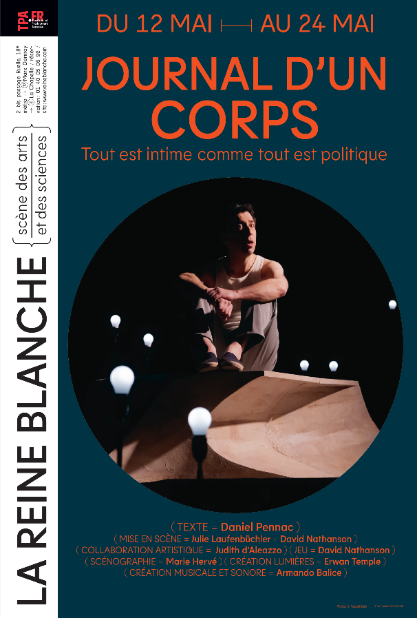 affiche journal d un corps reine blanche 2026